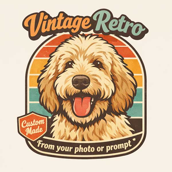 Custom Vintage Retro Design